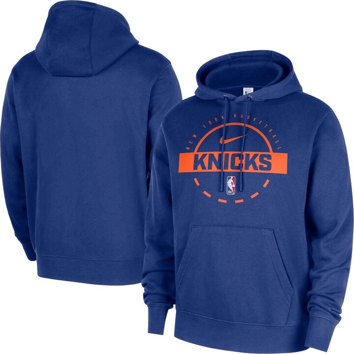 Nike Men's Blue New York Knicks 2025/26 Authentic Practice Club Pullover Hoodie