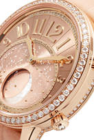 Thumbnail for your product : Jaeger-LeCoultre Rendez-vous Moon 36 Alligator, Rose Gold And Diamond Watch
