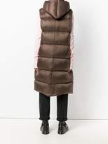 Thumbnail for your product : Rick Owens long length high neck puffer jacket