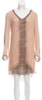 Thumbnail for your product : Haute Hippie Embellished Mini Dress