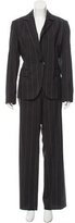 Thumbnail for your product : Cinzia Rocca Wool Pinstriped Pantsuit