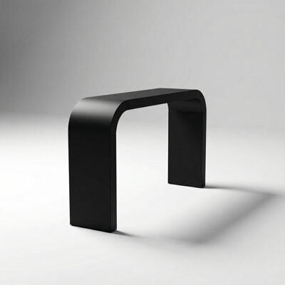 Latitude Run Modern minimalist console table an elegant and versatile design with its sturdy and stable frame construction.