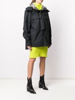 Thumbnail for your product : Unravel Project Hooded Loose-Fit Windbreaker