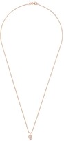 Thumbnail for your product : Anita Ko 18kt Rose Gold Small Palm Leaf Pendant Necklace