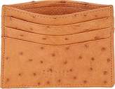 Thumbnail for your product : Barneys New York Men's Ostrich Card Case - Beige, Tan