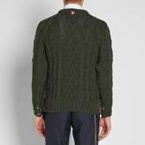 Thumbnail for your product : Thom Browne Classic Aran Crew Knit