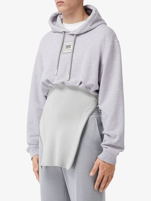 Burberry Reconstructed Cotton Hoodie