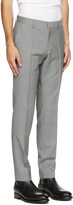 Thumbnail for your product : HUGO BOSS Grey Virgin Wool Genius5 Trousers