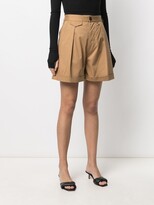 Thumbnail for your product : DSQUARED2 High-Waisted Pleated Shorts