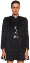 Thumbnail for your product : RED Valentino Fuzzy Faille Poly Jacket