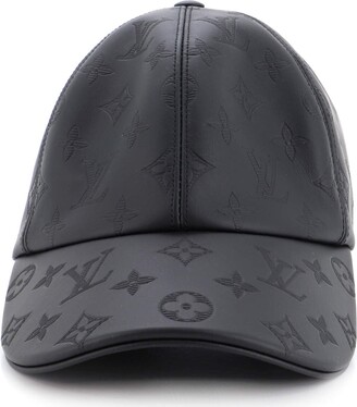 Louis Vuitton Monogram Shadow Cap Black Cotton. Size 58