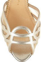Thumbnail for your product : Charlotte Olympia Sugar High leather sandals