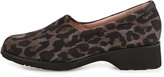 Thumbnail for your product : Taryn Rose Tutu Animal-Print Suede Slip-On, Gray/Black