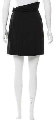 Alaia Wool Mini Skirt