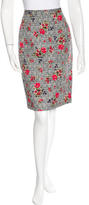 Thumbnail for your product : Oscar de la Renta Wool Knee-Length Skirt