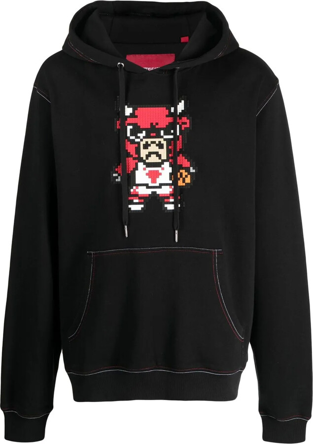 Mostly Heard Rarely Seen 8-Bit Chicago graphic-print hoodie
