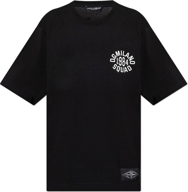Dolce & Gabbana Logo Printed Crewneck T-Shirt