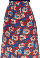 Thumbnail for your product : Tucker Claudia Silk Wrap Midi Skirt