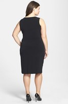 Thumbnail for your product : Calvin Klein Side Knot Dress (Plus Size)
