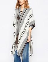 Thumbnail for your product : Baum und Pferdgarten Corona 70's Poncho In Stripe
