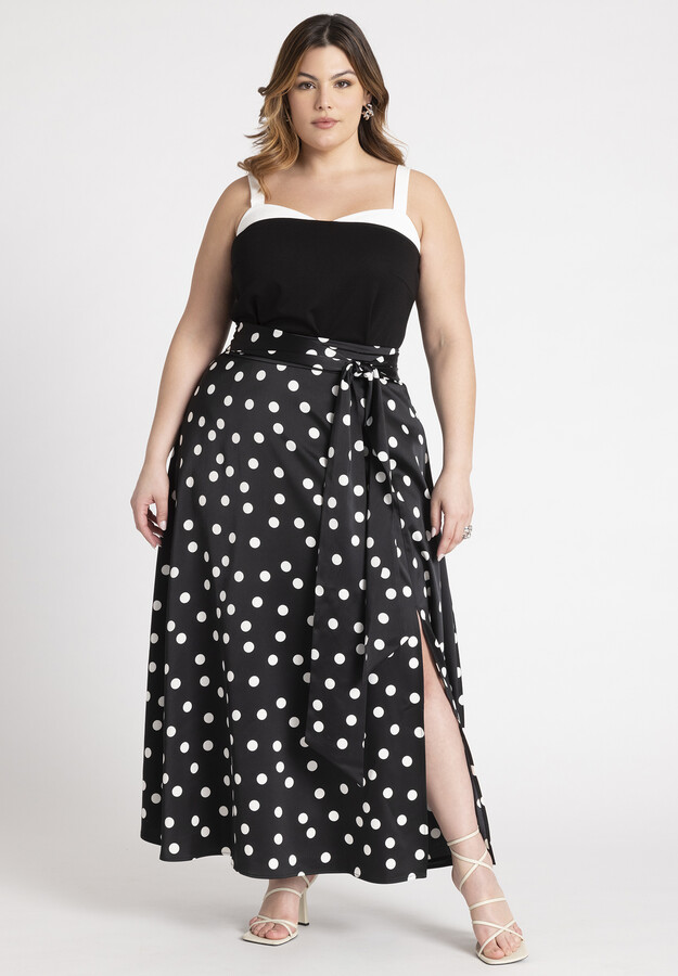 Maxi Skirt With Tie Waist