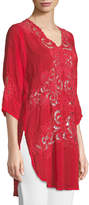 Thumbnail for your product : Johnny Was Arlene Eyelet Applique Top