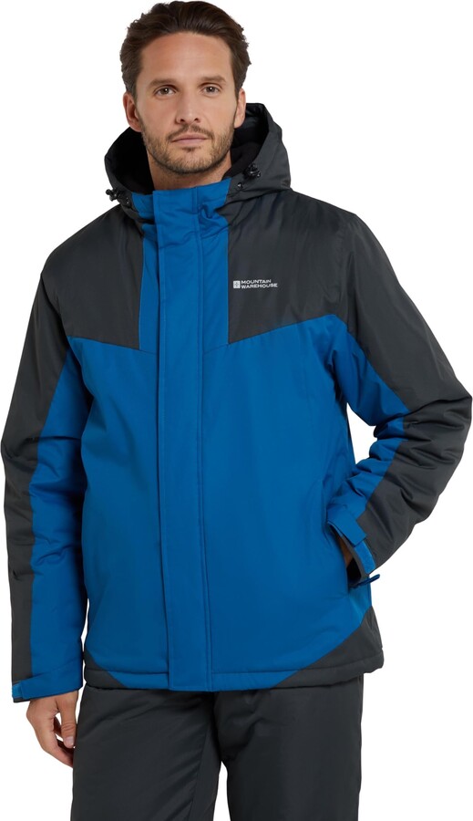 Mountain Warehouse Dusk Mens Ski Jacket Water Resistant Rain Coat