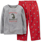 Thumbnail for your product : Carter's Baby Boys' 2-Piece Raccoon Pajamas