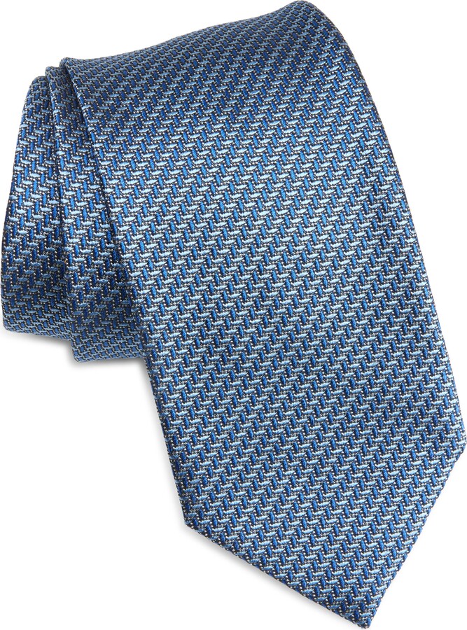 Brioni Geometric Jacquard Silk Tie