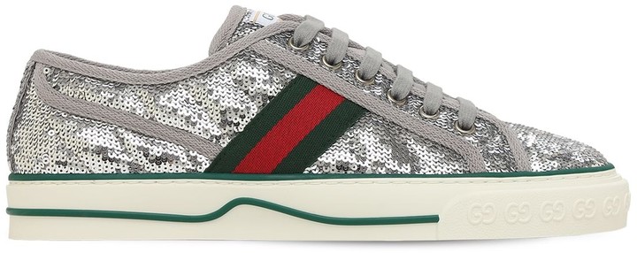 gucci sequin sneakers