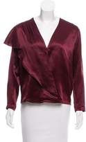 Thumbnail for your product : Masscob Satin Silk Blouse w/ Tags