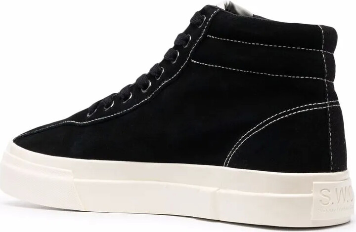 Suede Hi-Top Trainers - Image 3