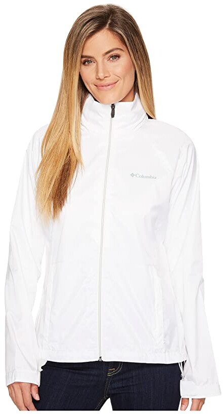 womens white columbia jacket