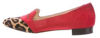 Charlotte Olympia Ponyhair Bisoux Flats