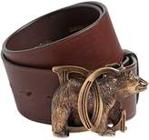 Thumbnail for your product : DSQUARED2 40mm Dd Bear Buckle Leather Belt