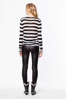 Zadig & Voltaire Voltaire Willy Stripes Foil T-Shirt