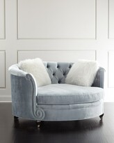 Thumbnail for your product : Haute House Harper Tufted Cuddle Chair