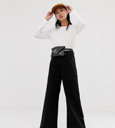Thumbnail for your product : Weekday beat super wide leg jeans in tuned black