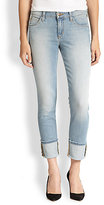 Thumbnail for your product : Joe's Jeans Nayeli Cuffed Cropped Skinny Jeans