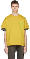 Thumbnail for your product : Second/Layer Yellow Shattered Logo T-Shirt