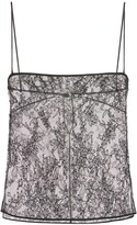Thumbnail for your product : KHAITE Sadie Lace Sleeveless Top