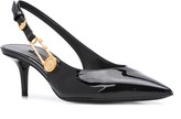 Thumbnail for your product : Versace Medusa safety pin pumps