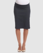 Thumbnail for your product : Soon Dot Print Pencil Maternity Skirt
