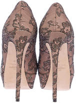 Thumbnail for your product : Valentino Lace Platform Pumps
