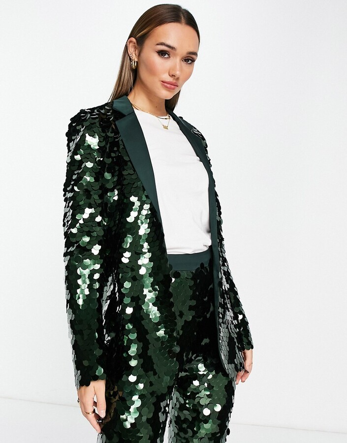 ASOS Women's Green Blazers | ShopStyle