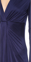 Thumbnail for your product : Diane von Furstenberg Long Sleeve V Neck Gown