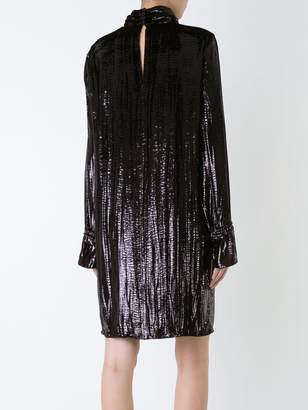 Nina Ricci metallic shift dress