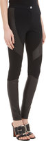 Thumbnail for your product : Givenchy Leather-Paneled Leggings