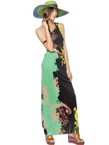 Thumbnail for your product : Etro Printed Techno Jersey Long Dress