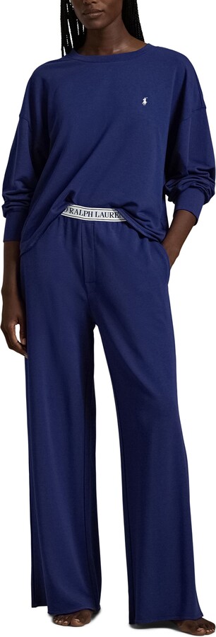Sweatshirt & Wide Leg Pajamas